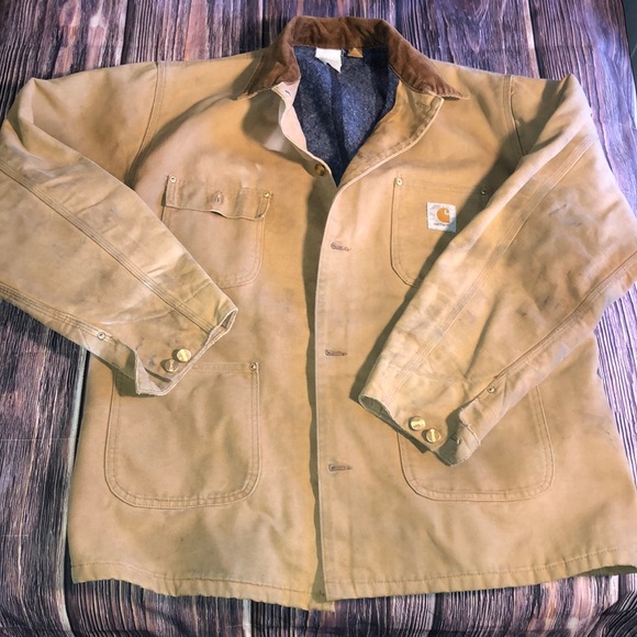 Carhartt Other - Vtg 90’s Carhartt duck-canvas insulated blanket lined work jacket 2xl